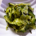 maruru-nn's cooksnap of when they made ゴーヤときゅうりのしおこんぶ和え.
