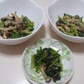 ちずぴよ's cooksnap of when they made しめじと小松菜のごま酢あえ.