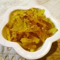 Ｔ，ＳＡＥＫＯ's cooksnap of when they made たくあんの白ゴマ和え.