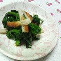 キョク's cooksnap of when they made 簡単　ほうれん草と竹輪の辛子和え.