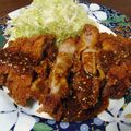 ルぴあ's cooksnap of when they made 衣サクッ！肉ウマッ！の、ウチ自慢トンカツ.