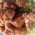 なみまぁたん's cooksnap of when they made むね肉でもジューシー★秘密のから揚げ.