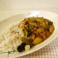 ローズレース's cooksnap of when they made お豆とズッキーニのひき肉カレー.