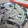 jamedo's cooksnap of when they made 鶏肉とエリンギのクリームパスタ.