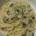 頑張るﾏﾏ's cooksnap of when they made ＊きのことベーコンのクリームパスタ＊.