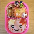 ﾘｵﾏﾏ's cooksnap of when they made ふらわっち＆まめっち弁当（キャラ弁）.