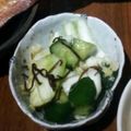 mugi66's cooksnap of when they made きゃべつの塩昆布漬け.