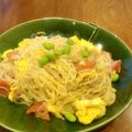 ましゅ８３'s cooksnap of when they made ☆ツナ卵トマトのそうめんチャンプルー☆.