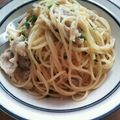 yoneco's cooksnap of when they made 豚肉のみぞれパスタ.