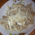 ひなン's cooksnap of when they made 長芋と豚肉の簡単炒め.