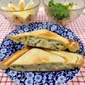 在宅勤務のおじさん's cooksnap of when they made ツナ＆チーズがとろけるホットサンド.