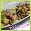 炙りサーモン's cooksnap of when they made ハーブ豚と野菜の粒マスタード炒め.