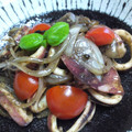 yukiじるし's cooksnap of when they made 小いかの墨煮.