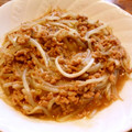 月見なっとう's cooksnap of when they made ✿焼肉のタレで～簡単♬もやしの挽肉炒め✿.