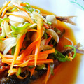 あんずanzu's cooksnap of when they made あじと彩り野菜の南蛮漬け.