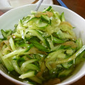 もこもこぱちん's cooksnap of when they made きゅうりと塩くらげの和え物.
