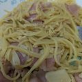 あおのりのり子's cooksnap of when they made 納豆とベーコンの和風パスタ♡.