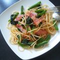ゆーふーきっちん's cooksnap of when they made ランチに☆ほうれん草とベーコンのパスタ.