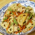 ぽりぽり拓庵's cooksnap of when they made 豚肉とれんこんのピリ辛炒め♪.
