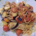 satoyuko's cooksnap of when they made 簡単★なすとツナのトマトパスタ.