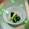 けいちゃん3503's cooksnap of when they made きゅうりのわさび漬け.