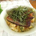 bobitin's cooksnap of when they made どんぶり＜うなぎ＆とろろ＞.