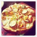☆みかんちゃん☆'s cooksnap of when they made 薄く作る☆ピザ生地.