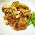 ruruyun's cooksnap of when they made 鶏肉と白菜のガーリックマスタード焼き.