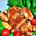 ふわ～'s cooksnap of when they made やみつき♪きのこと鶏肉トマデミソース炒め.
