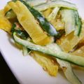 キャシーキャサリン's cooksnap of when they made たくあん＆きゅうりのマヨネーズ和え☆.