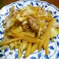 kwaorin's cooksnap of when they made キャベツと豚肉のしょうが醤油炒め.