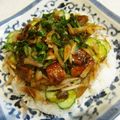 さるっこ101's cooksnap of when they made 新生姜とうなぎ蒲焼のカスタム丼がっつり味.