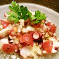 莉彩パパ's cooksnap of when they made たこのエスニックサルサ和え.