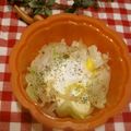 ぽにえ's cooksnap of when they made 朝ごはんに☆玉ねぎの巣ごもり卵☆.
