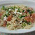 蒼ママ0v0's cooksnap of when they made トマトの冷製パスタ.