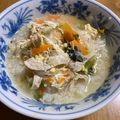 バンビーノ☆'s cooksnap of when they made 韓国スープかけご飯☆鶏クッパ.