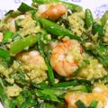 Rick_t's cooksnap of when they made 海老とアスパラの卵炒め.