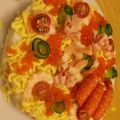 somegu's cooksnap of when they made 子供も喜ぶ華やかちらし寿司ｹｰｷ★.