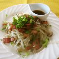 なっち船長's cooksnap of when they made もやしの、しめじとカリカリベーコンのせ.
