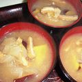 kurukurumin's cooksnap of when they made 減塩☆さつまいもの胡麻味噌汁.