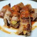 hokkai7go's cooksnap of when they made さつま芋の豚肉包み焼(トマト味).