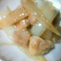 チェックのミニくま's cooksnap of when they made 鶏肉と玉葱の味噌炒め.