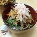 おやじ犬's cooksnap of when they made 新生姜と豚焼肉のカスタム丼さっぱり味.