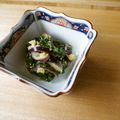 じゅんぺ〜's cooksnap of when they made ツルムラサキと茄子のごま酢和え.