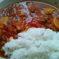yummmysuke's cooksnap of when they made トマトとバジルのカレー.