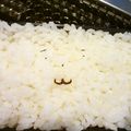 ゆうかちゃんまんま's cooksnap of when they made 簡単キャラ弁！しょぼんのおにぎり❤.