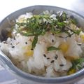 ミマト's cooksnap of when they made 塩糀で炊く『しらす☆コーンごはん』.