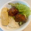 yu228's cooksnap of when they made 子ども喜ぶ我が家の丼♪唐揚げ&玉子焼き丼.