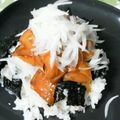 なぴこ☆ぴよ's cooksnap of when they made サーモンの漬け丼.