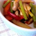 ｃｏｎａｃｏ's cooksnap of when they made ＊鶏肉とにんにくの芽の中華風炒め＊.